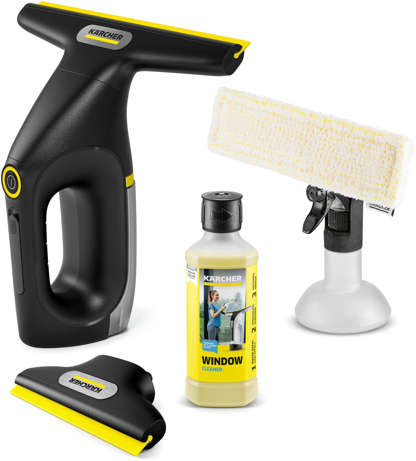Пылесос оконный Karcher WV 2 Universal Precision+ Black (1.633-676.0)